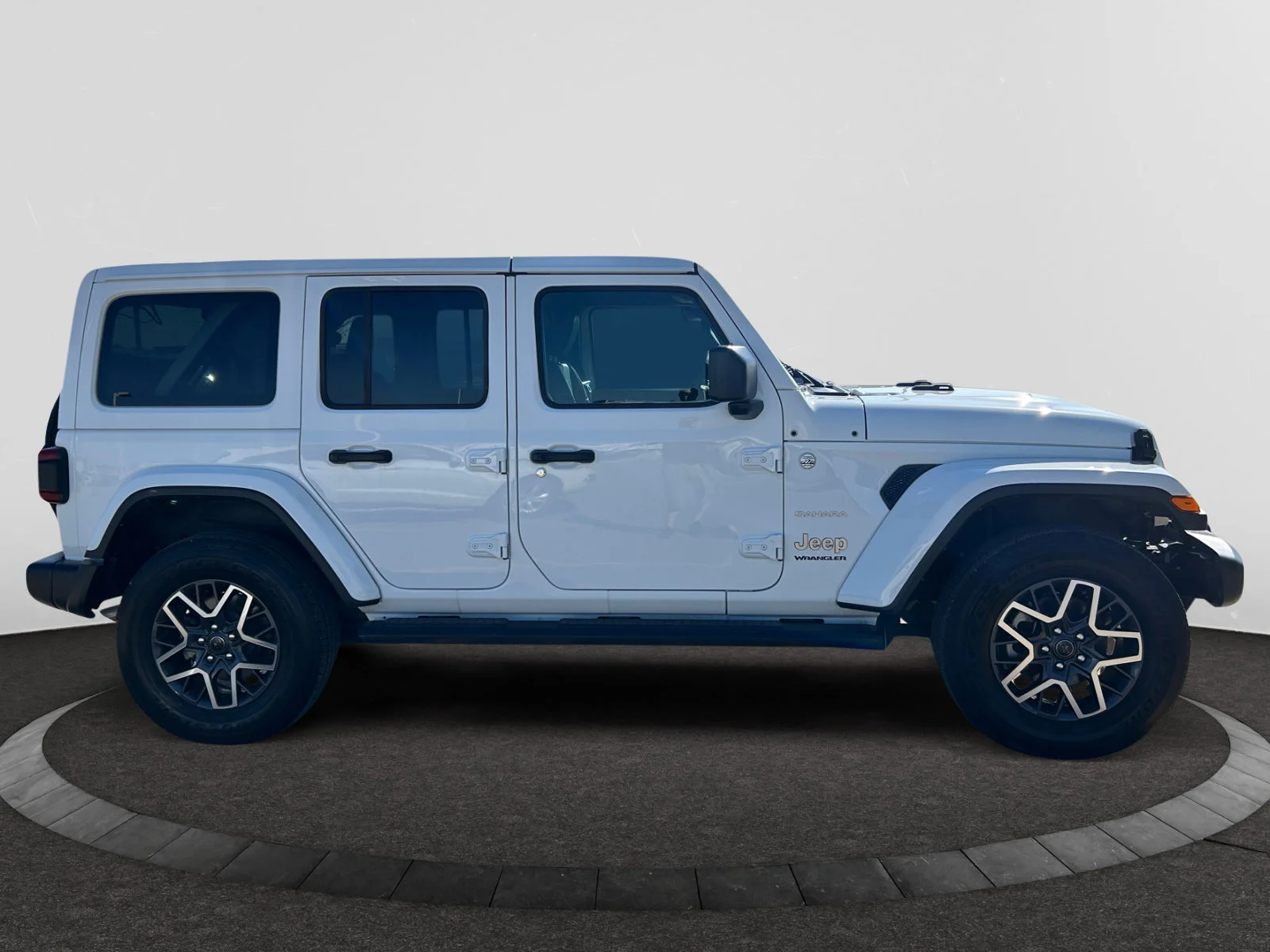 Used 2024 Bright White Jeep SAHARA image 6