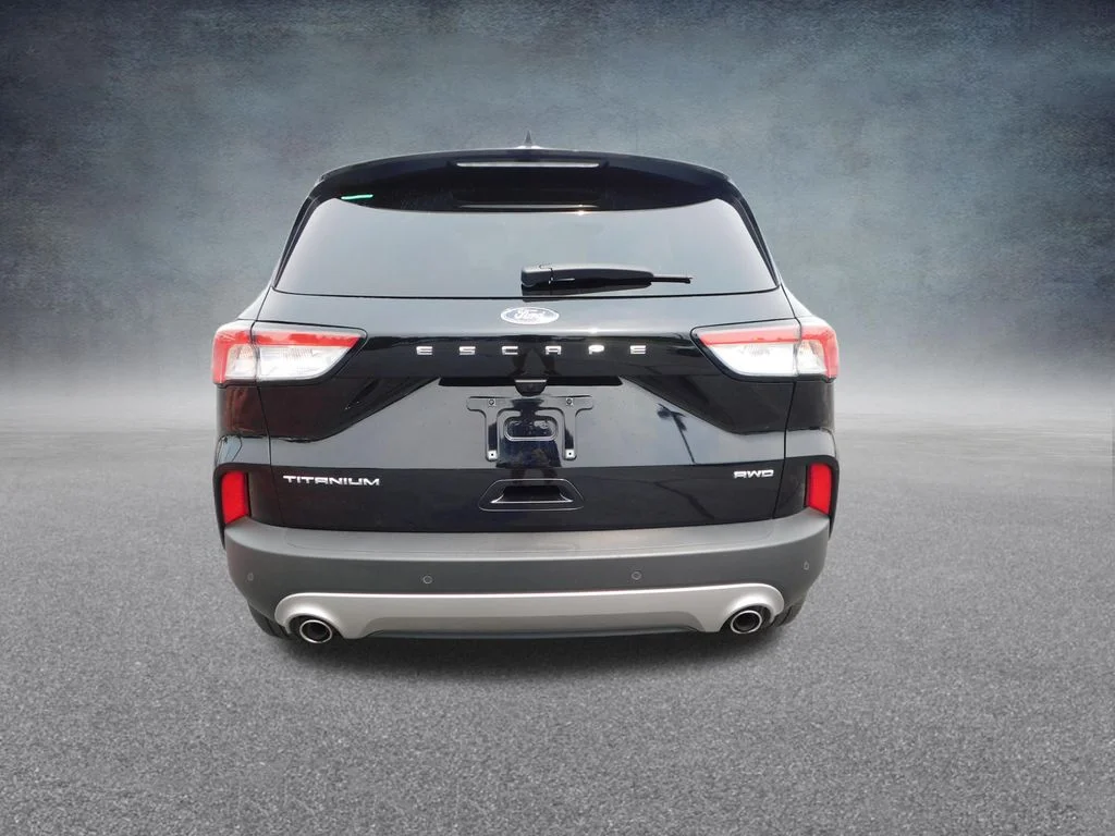 Used 2022 Black Ford Titanium image 4
