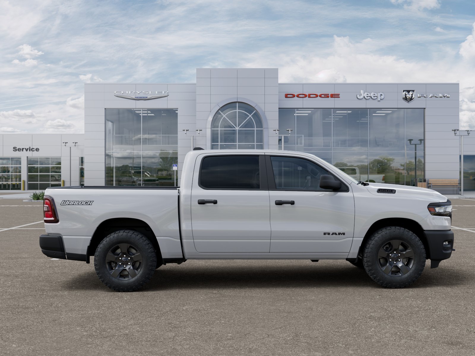 New 2026 Bright White Clear-Coat Exterior Paint RAM Warlock image 48