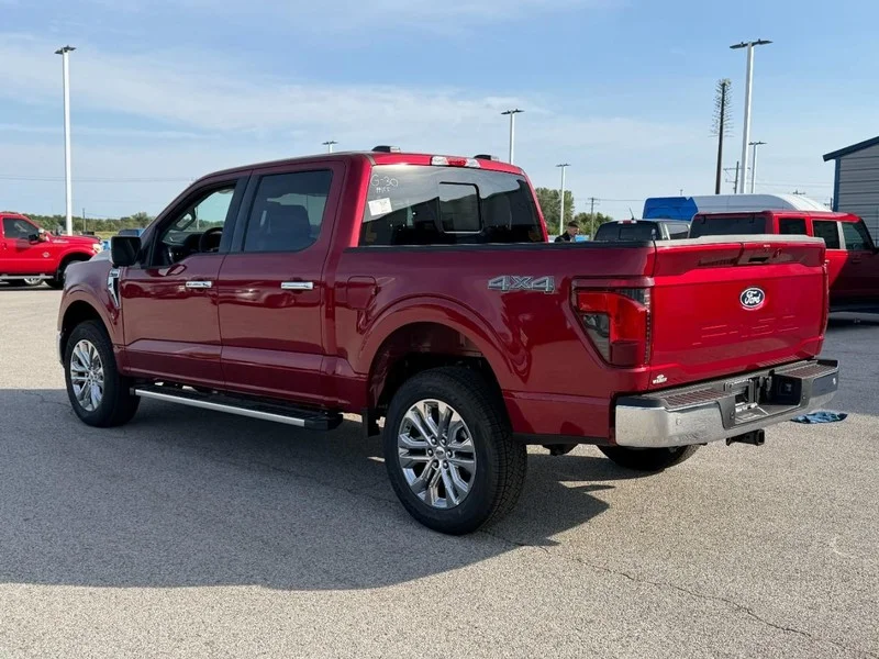 New 2026 Ruby Red Metallic Tinted Clearcoat Ford XLT 4WD SuperCrew 5.5