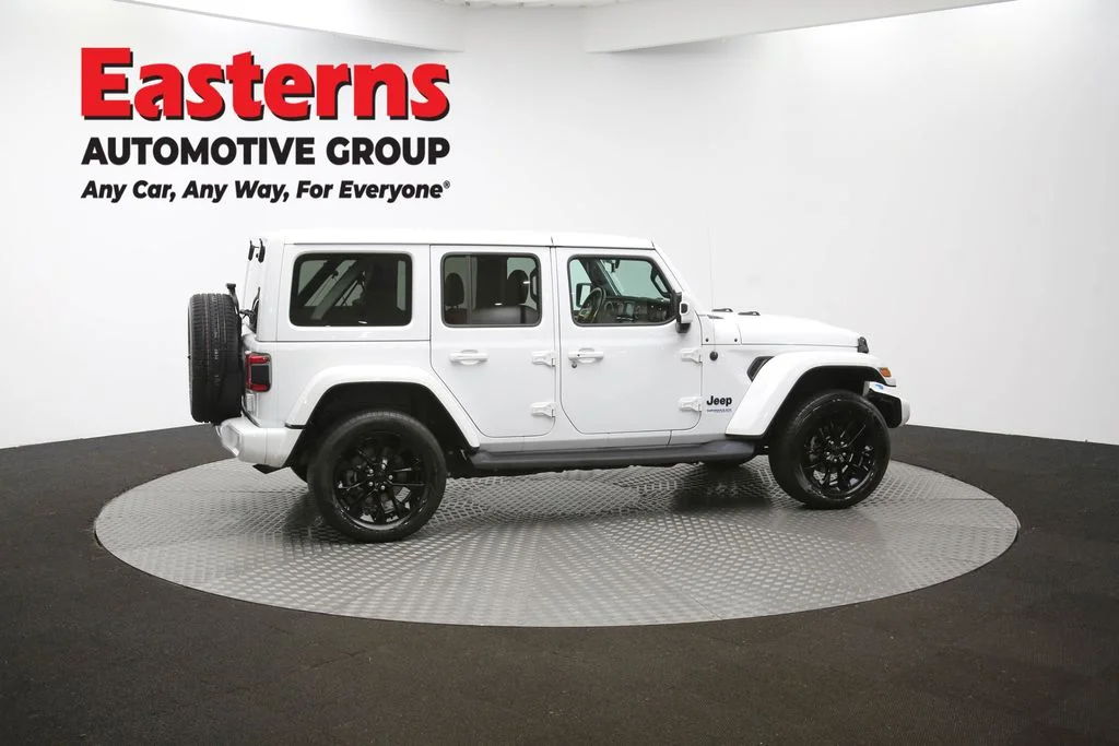 Used 2021 White Jeep Unlimited Sahara High Altitude 4xe image 44