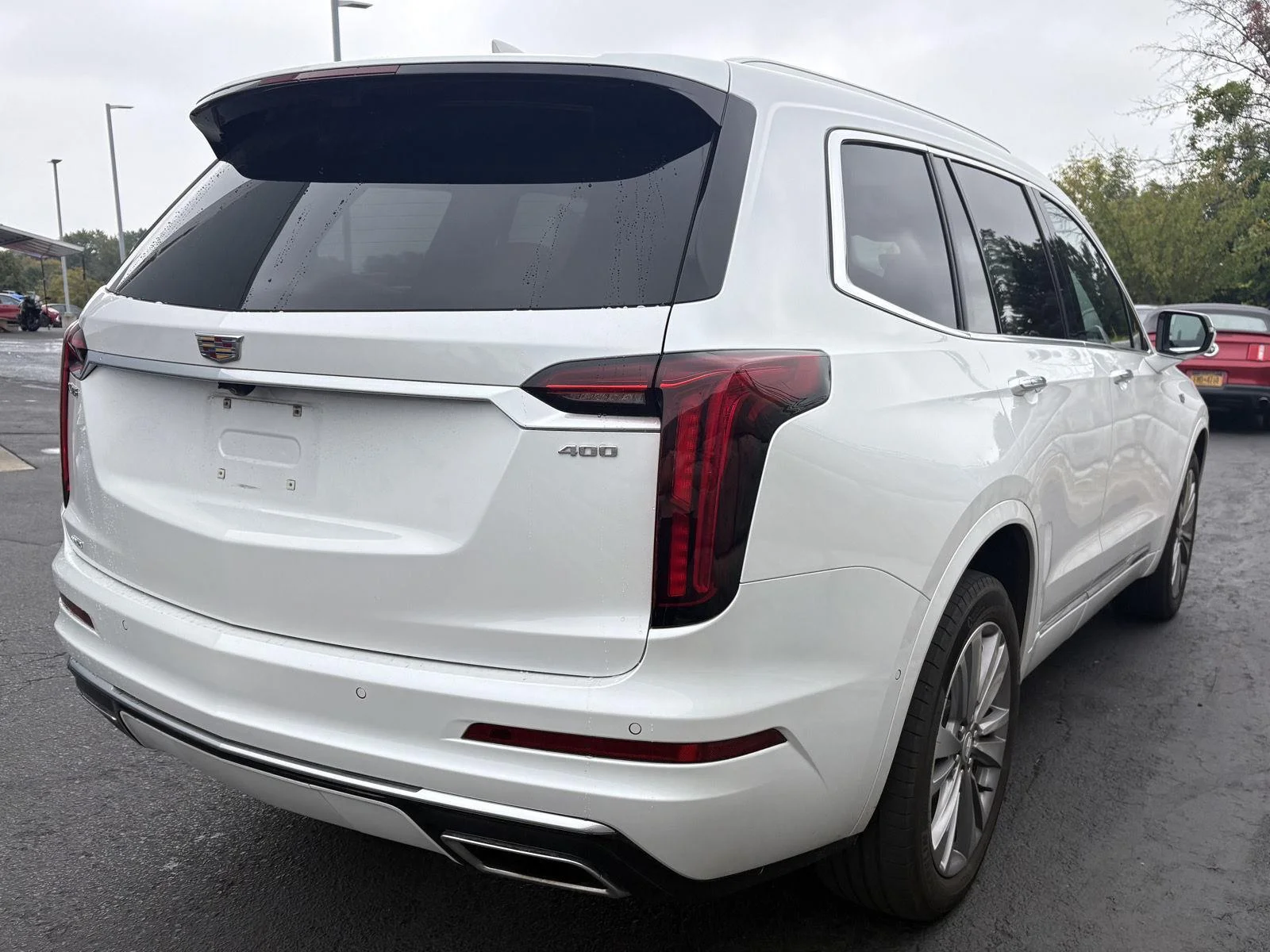 Used 2023 Crystal White Tricoat Cadillac AWD Premium Luxury image 6
