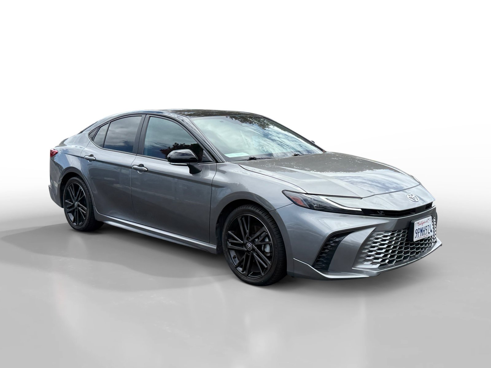 Used 2025 Midnight Black Metallic Toyota XSE image 7