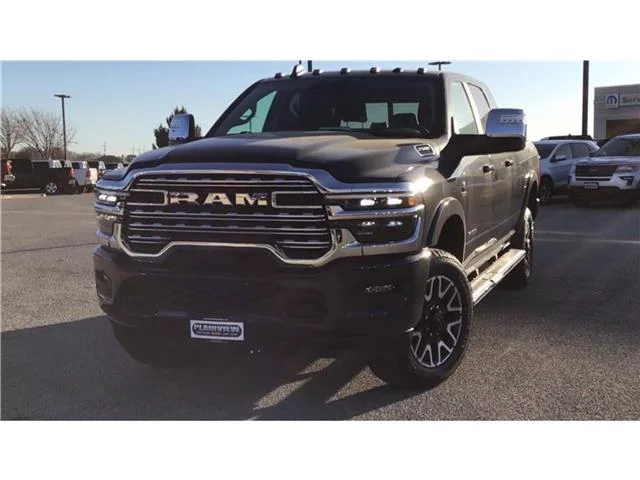 New 2026 Forged Blue Metallic  Paint Ram LIMITED LONGHORN MEGA CAB 4X4 6