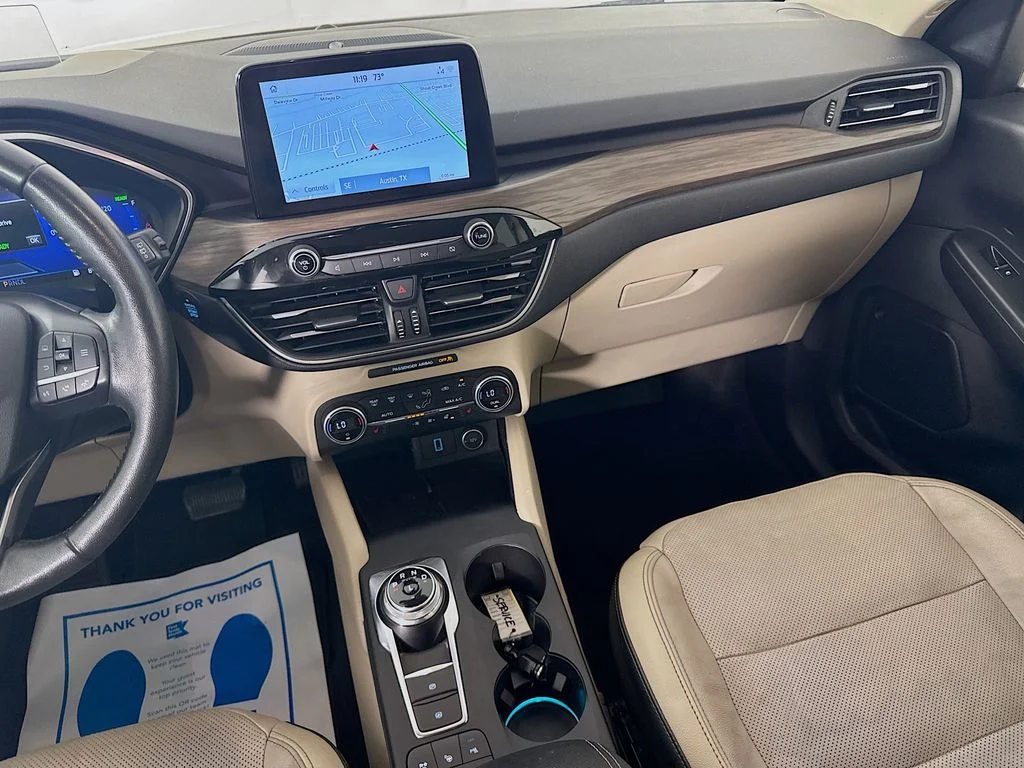 Used 2020 White Metallic Ford Titanium image 30