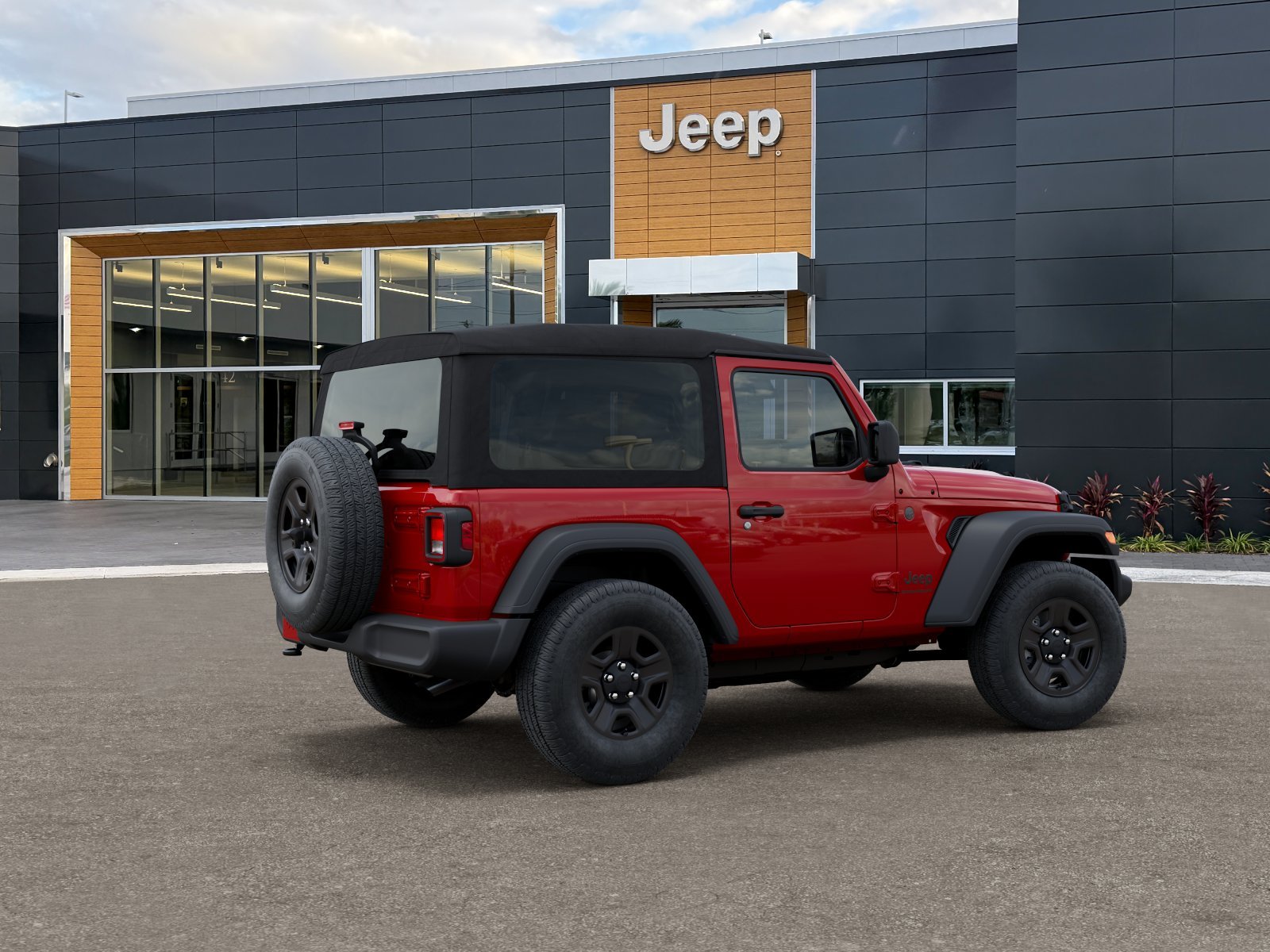 New 2026 Firecracker Red Clear-Coat Exterior Paint Jeep Sport image 30