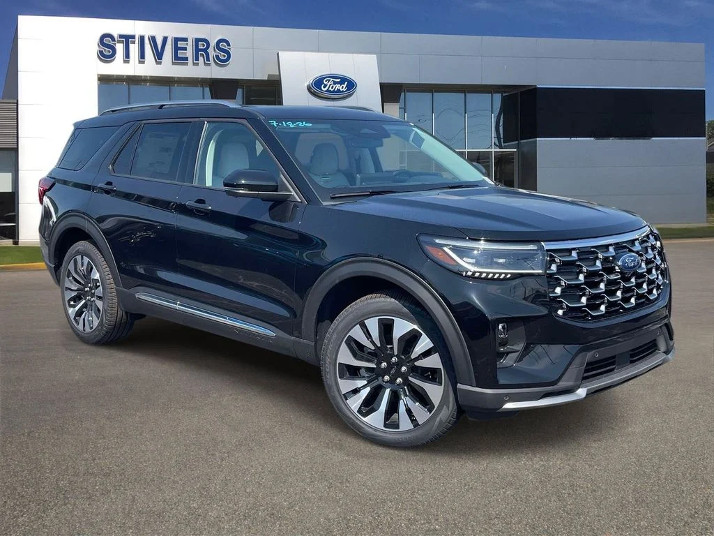 New 2026 Agate Black Metallic Ford Platinum image 1