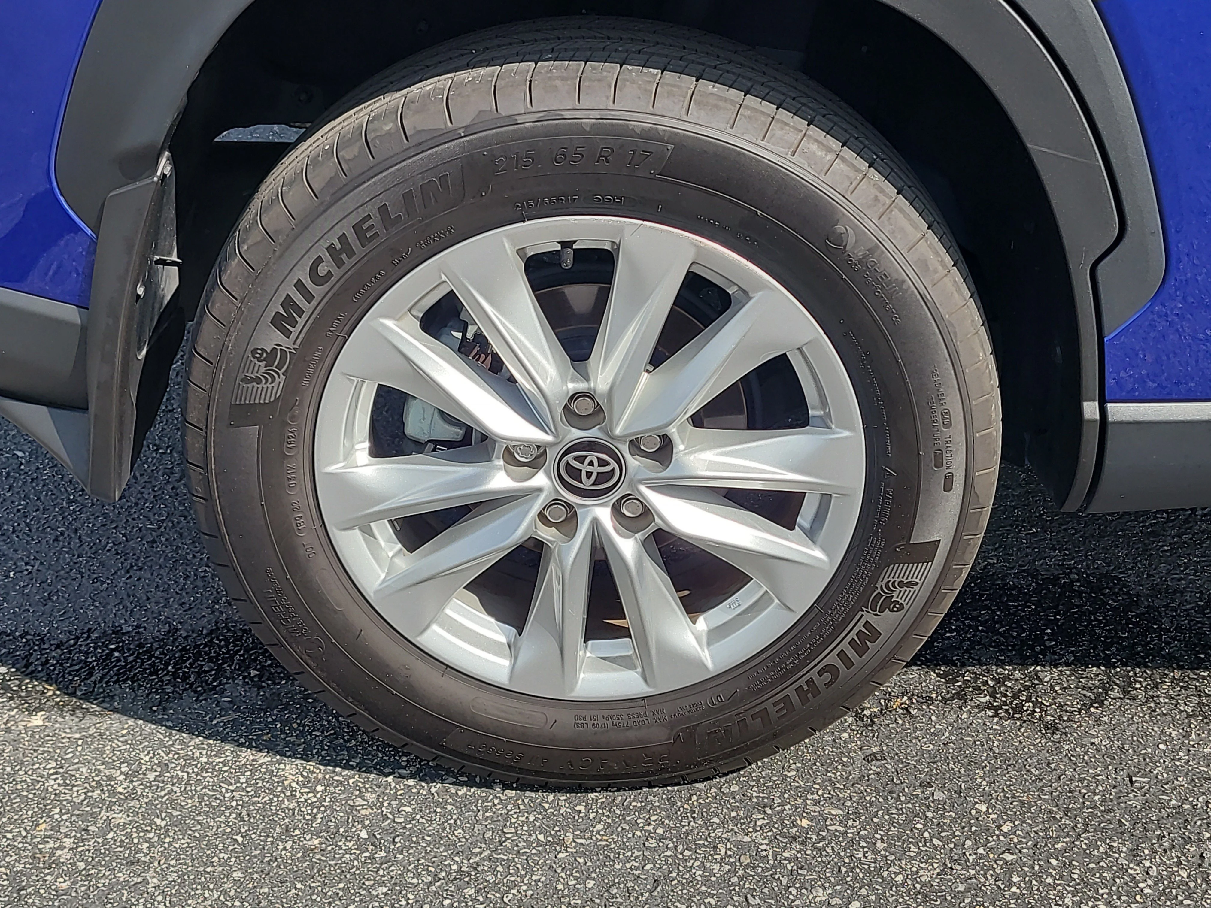 Used 2025 Blue Crush Metallic Toyota LE image 8