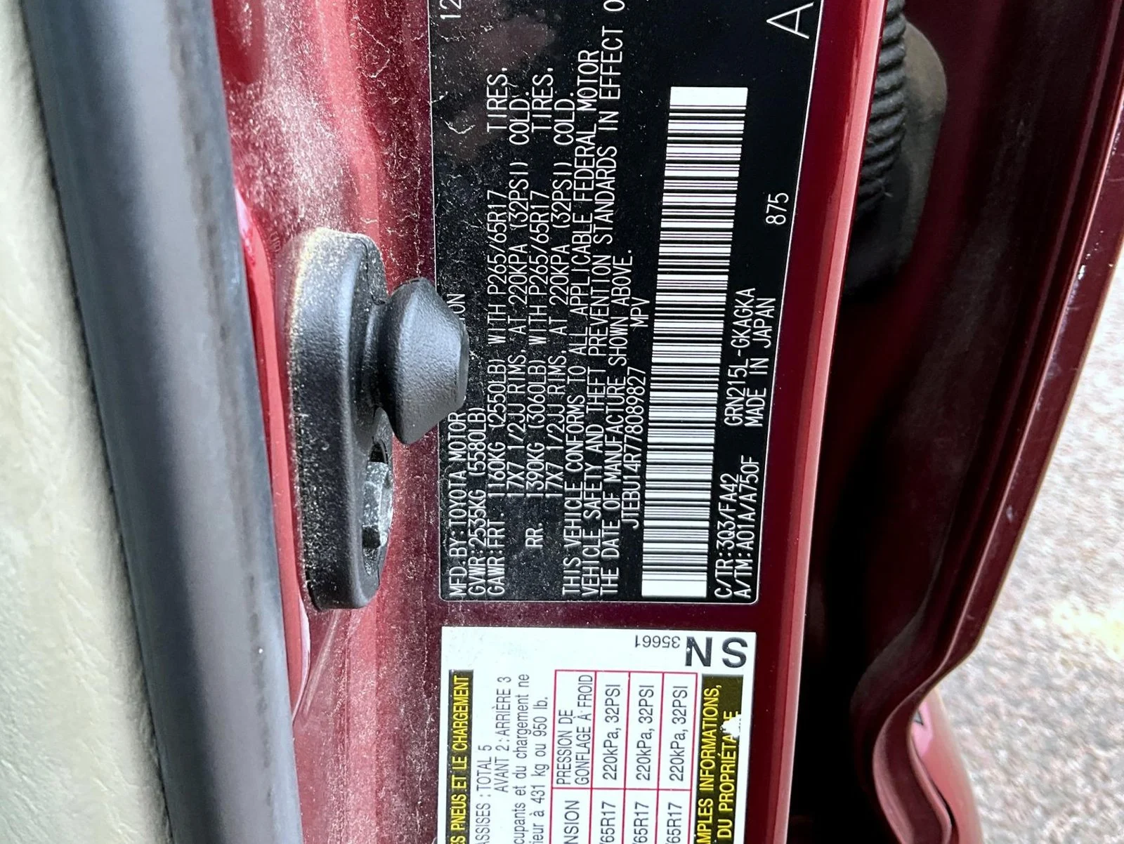 Used 2007 Red Toyota SR5 image 26