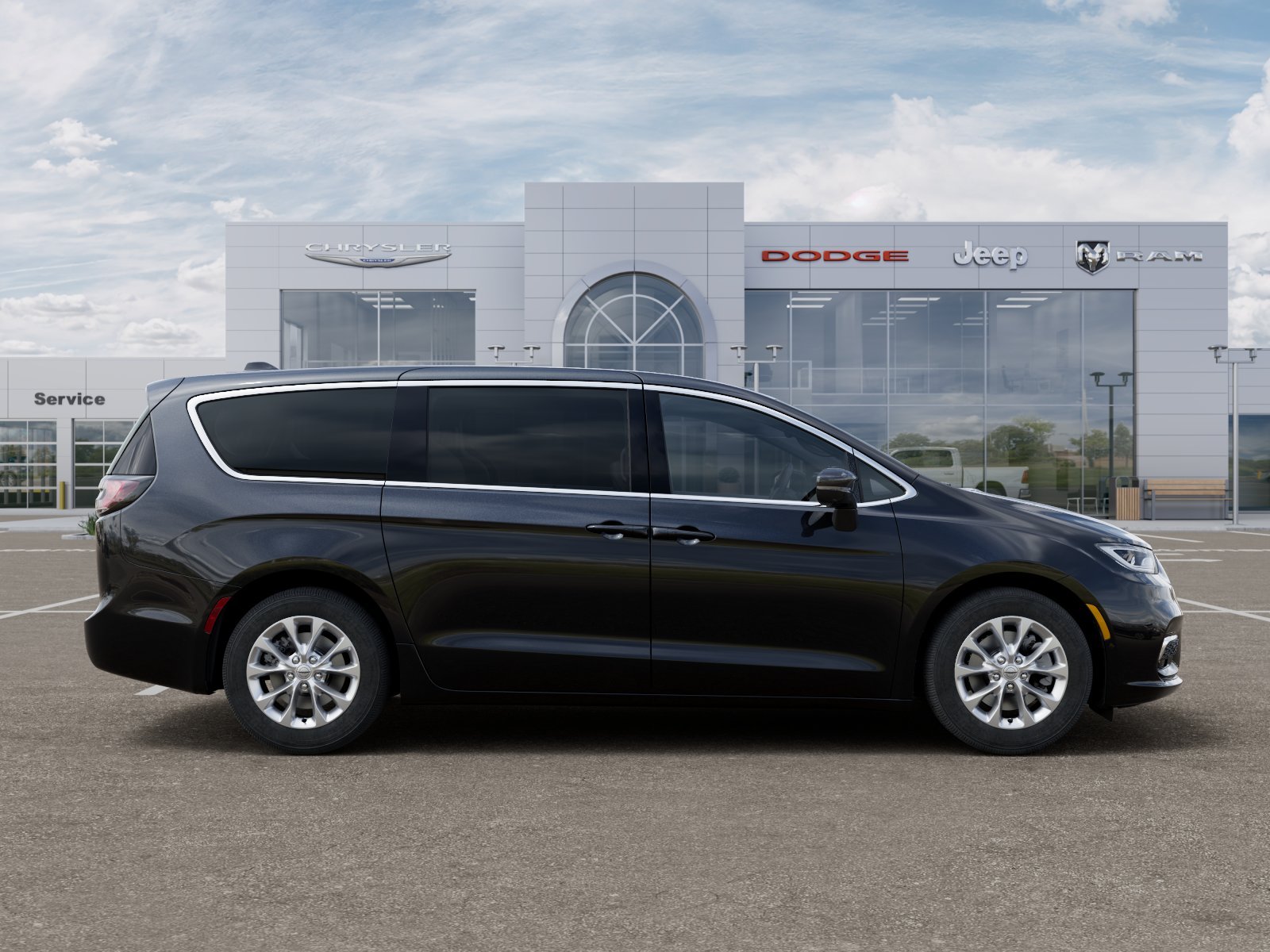 New 2026 Diamond Black Crystal Pearl-Coat Exterior Paint Chrysler Select image 49