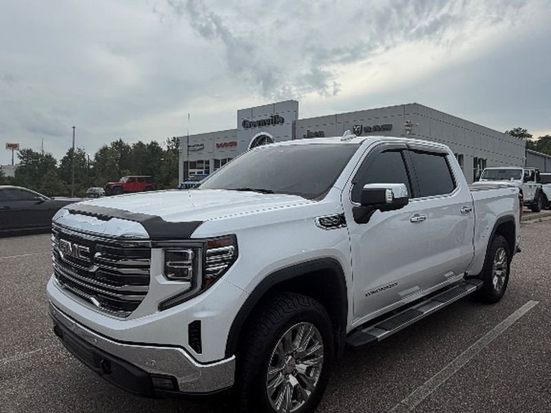 Used 2024 White Frost Tricoat GMC SLT Premium Plus X31 Off-Road image 1