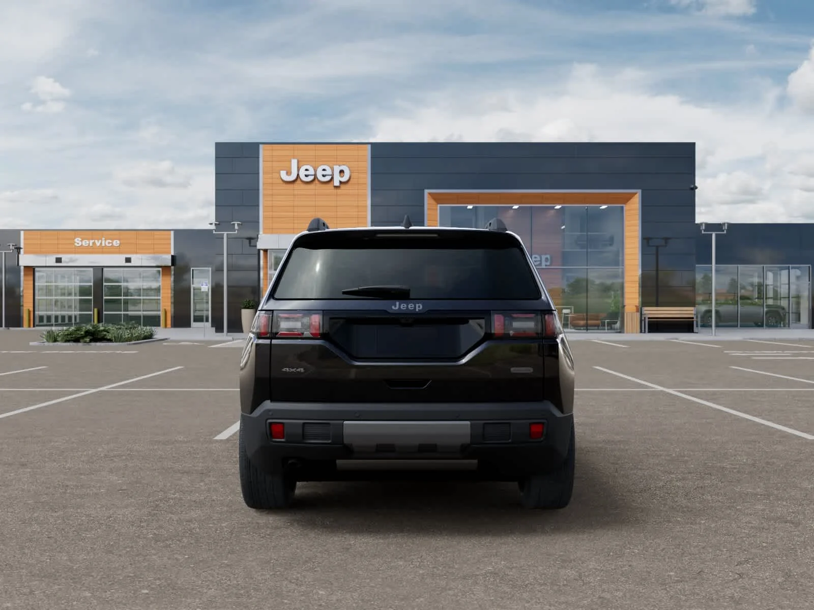 New 2026 Diamond Black Crystal Pearlcoat Jeep Overland image 7