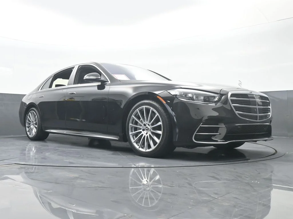 Used 2021 Obsidian Black/designo Diamon White Mercedes-Benz S 580 image 72