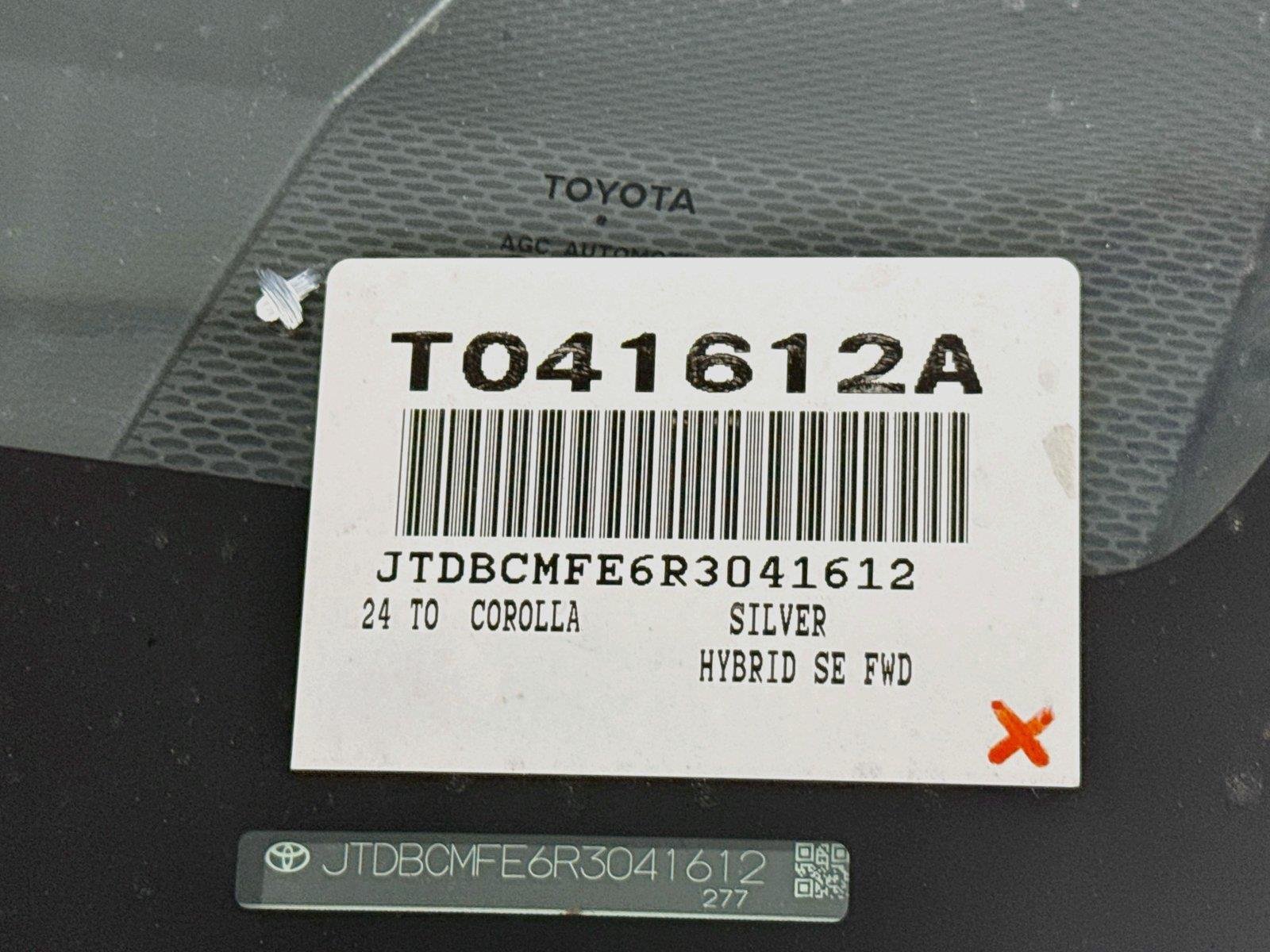 Certified Used 2024 Classic Silver Metallic Toyota Hybrid SE image 45