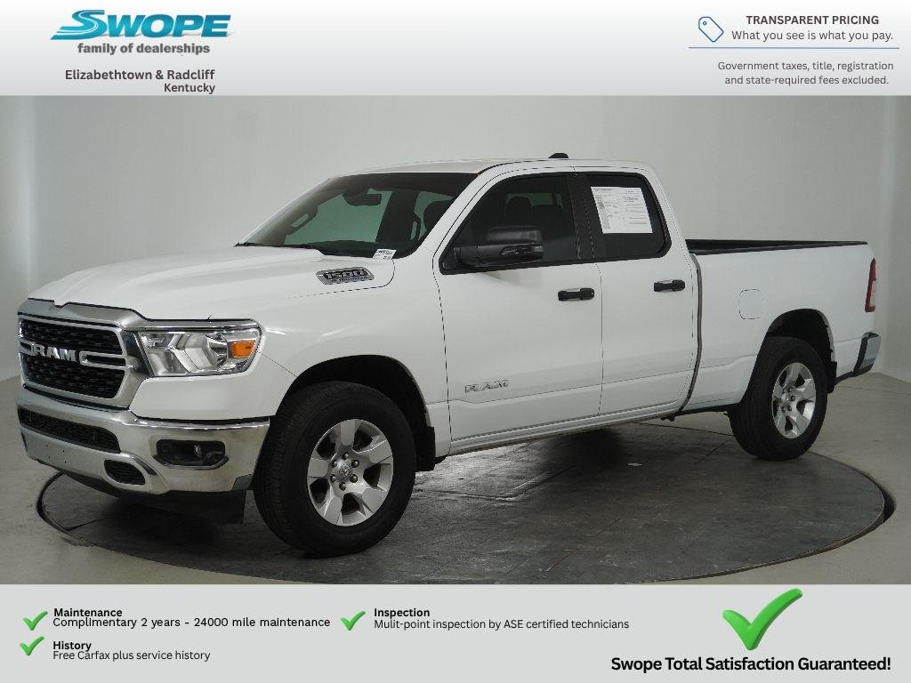 Used 2023 Bright White Clearcoat Ram Big Horn image 7