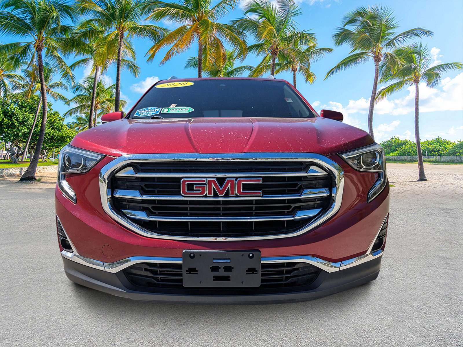 Used 2020 Red Quartz Tintcoat GMC SLT image 8