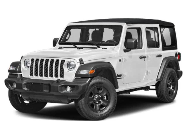 New 2026 Bright White Clear-Coat Exterior Paint Jeep Sahara image 1