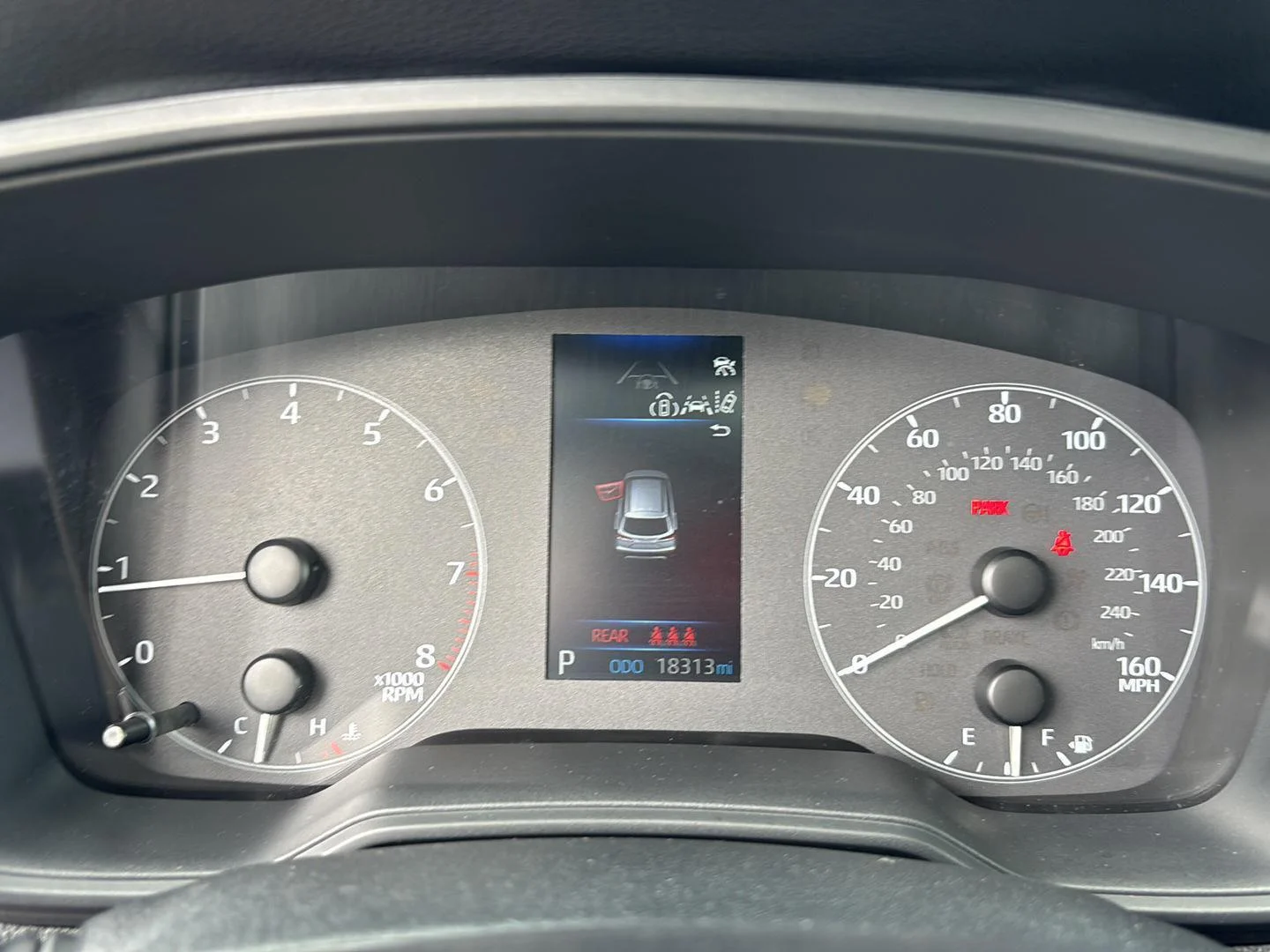 Used 2023 Barcelona Red Metallic Toyota LE image 23