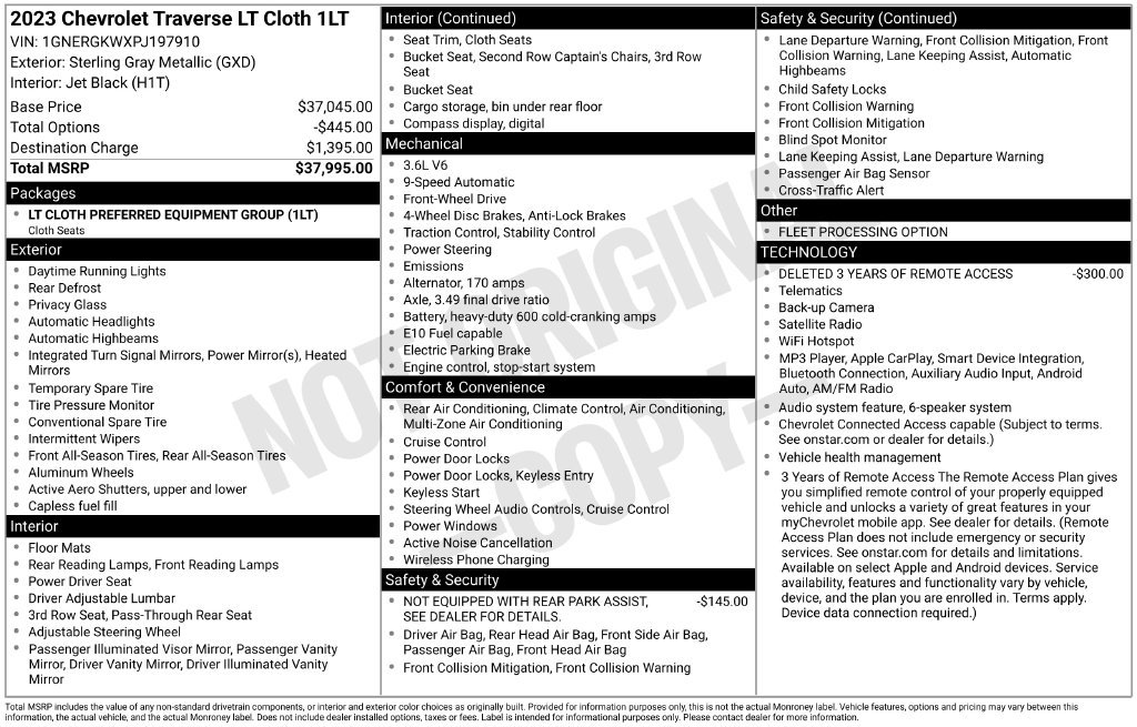 Used 2023 Gray Chevrolet LT image 28