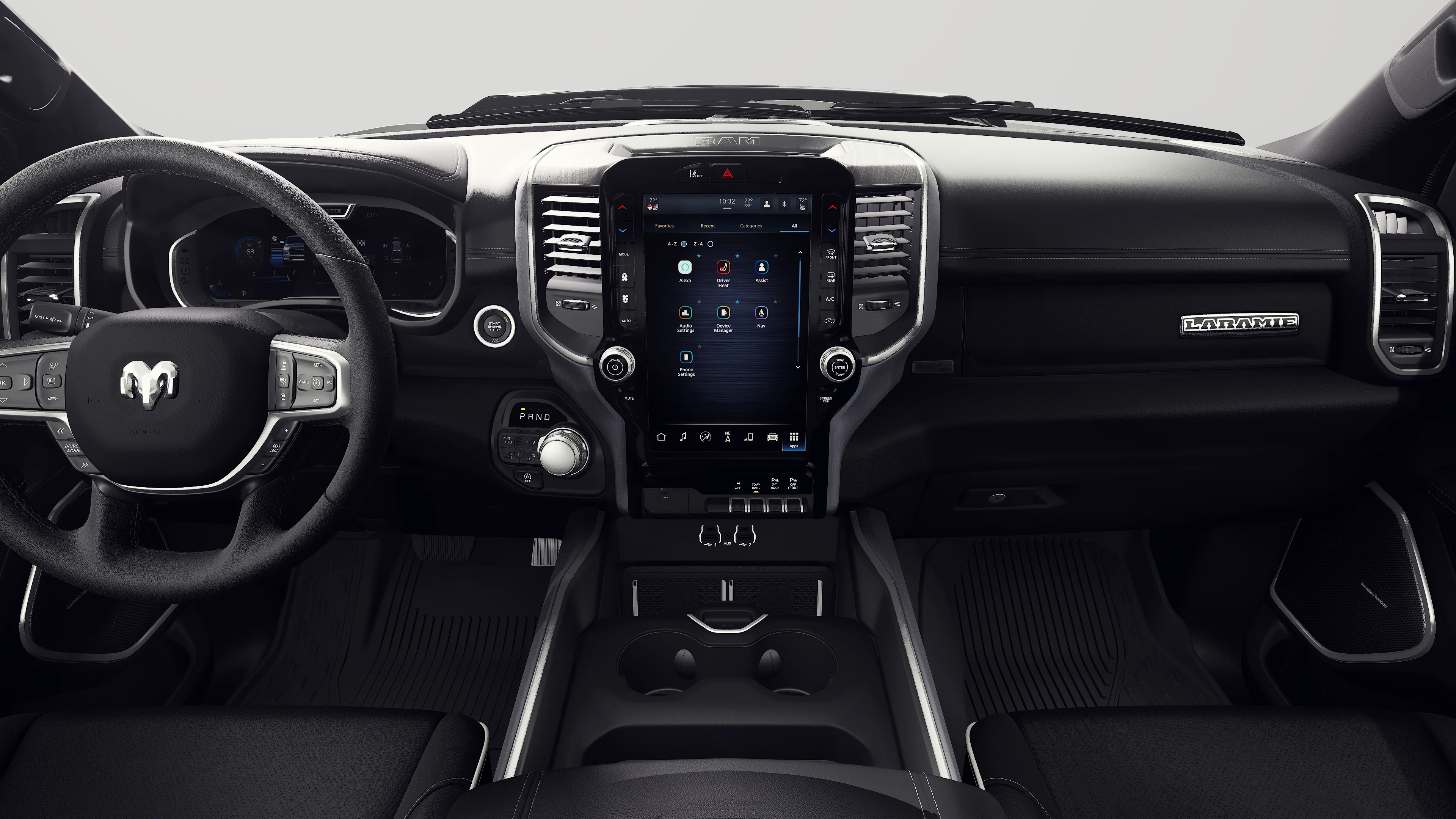 New 2027 Diamond Black Crystal Pearl-Coat Exterior Paint RAM Laramie image 6