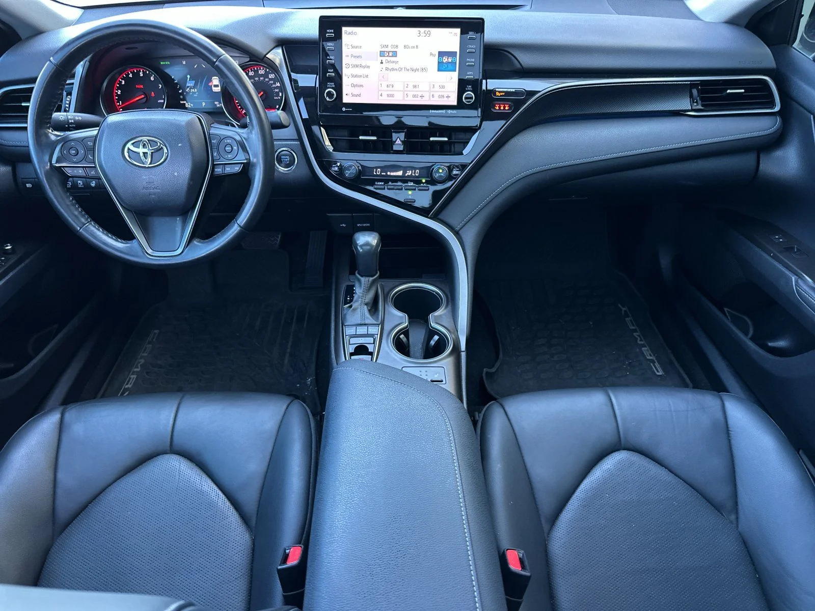 Used 2021 Wind Chill Pearl/Midnight Black Metallic Toyota XSE image 12
