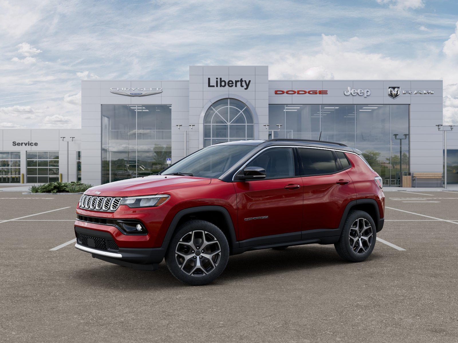 New 2026 Red Hot Pearl-Coat Exterior Paint Jeep Limited image 38