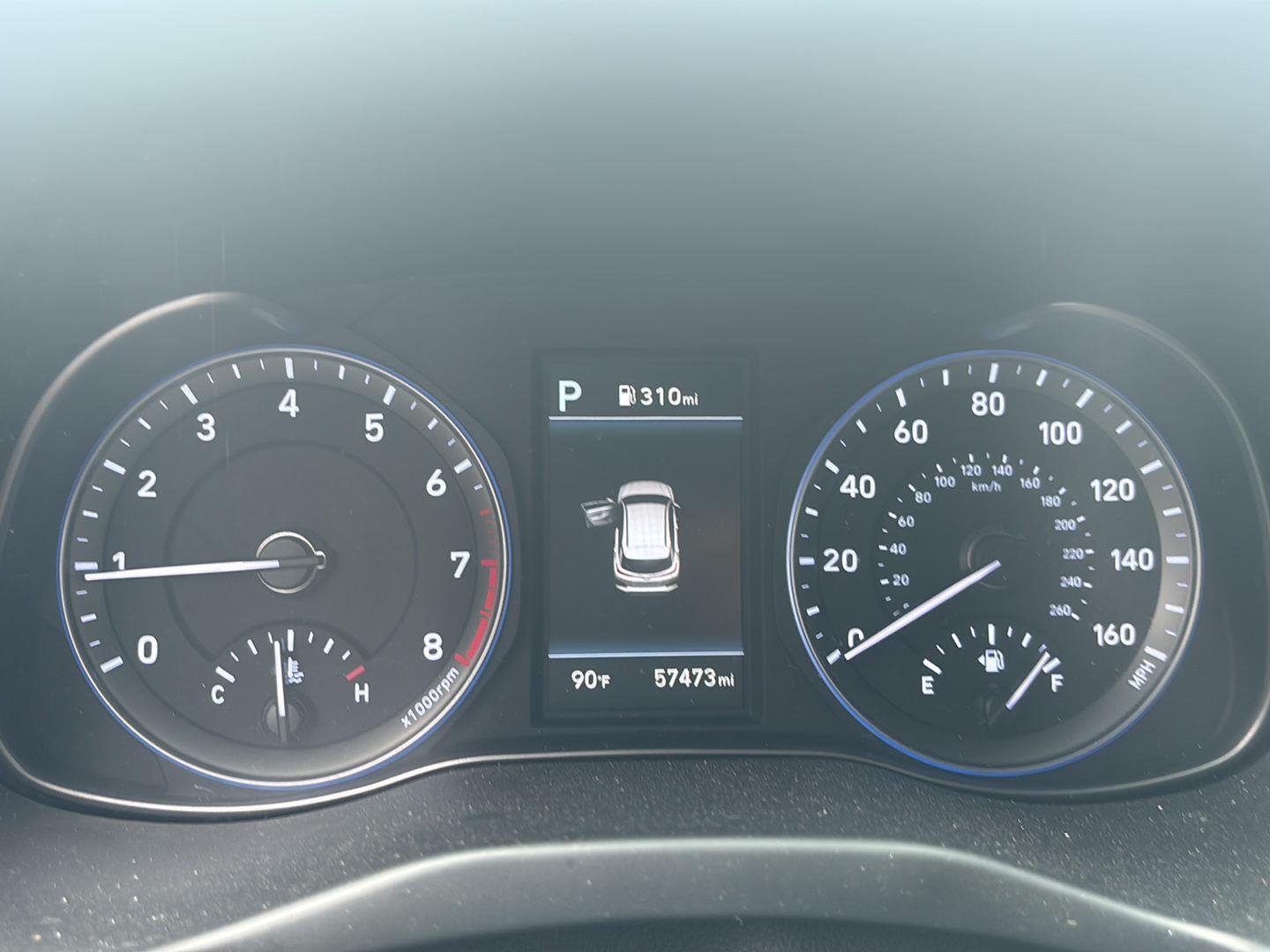 Used 2021 Galactic Gray Hyundai NIGHT image 10