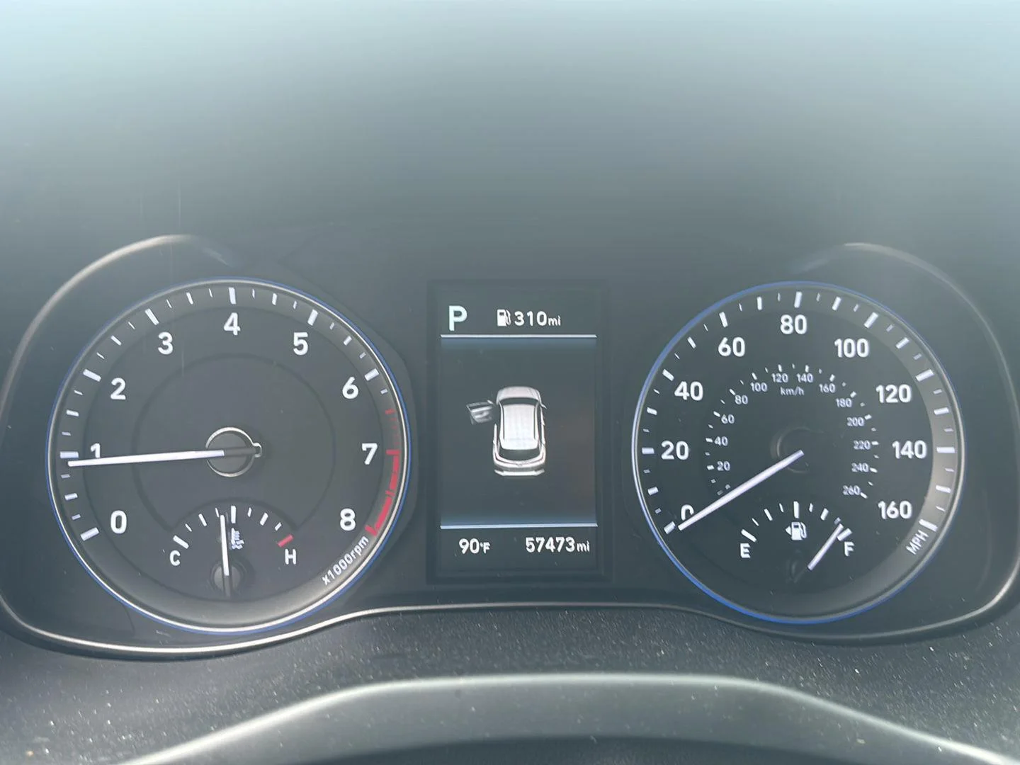 Used 2021 Galactic Gray Hyundai NIGHT image 10