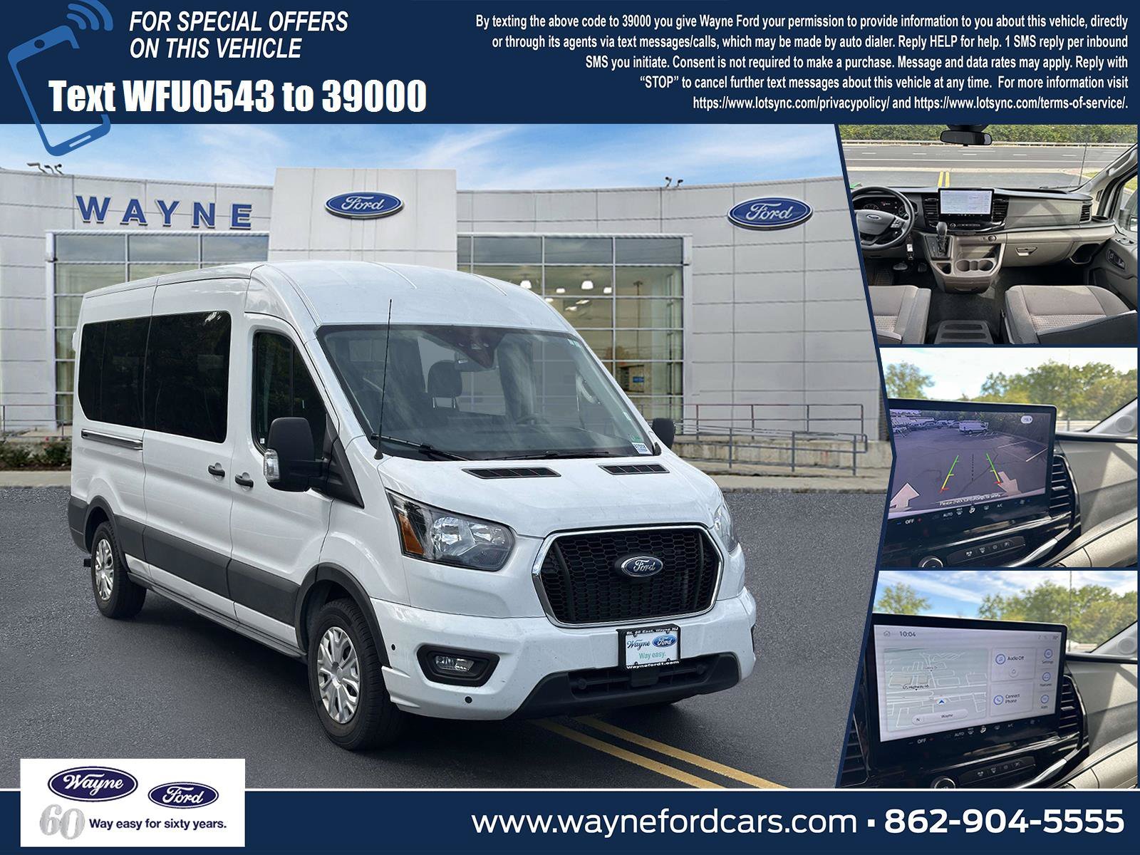 Certified Used 2025 White Ford XLT image 1