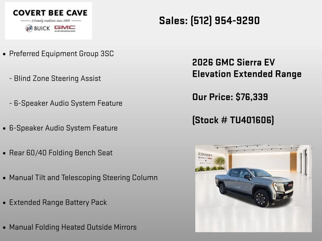 2026 GMC Sierra EV Elevation - Photo 13
