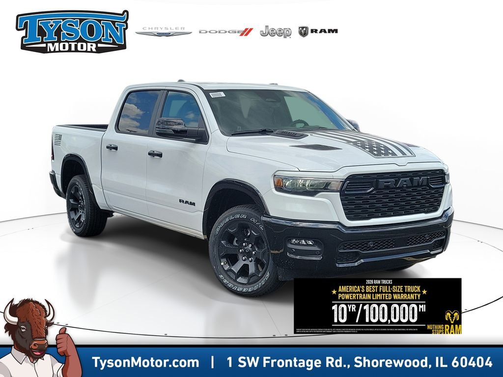 New 2026 Bright White Clearcoat RAM Big Horn/Lone Star image 1