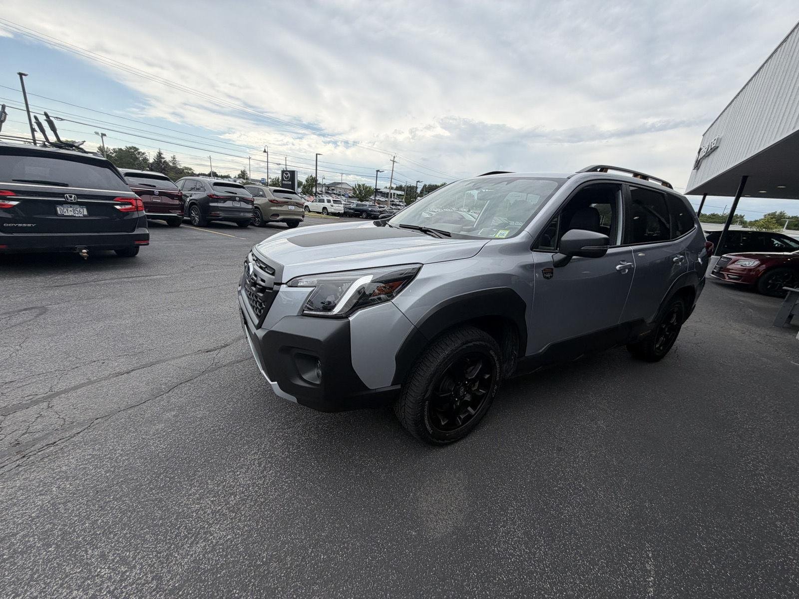 Used 2024 Magnetite Gray Metallic Subaru Wilderness image 3