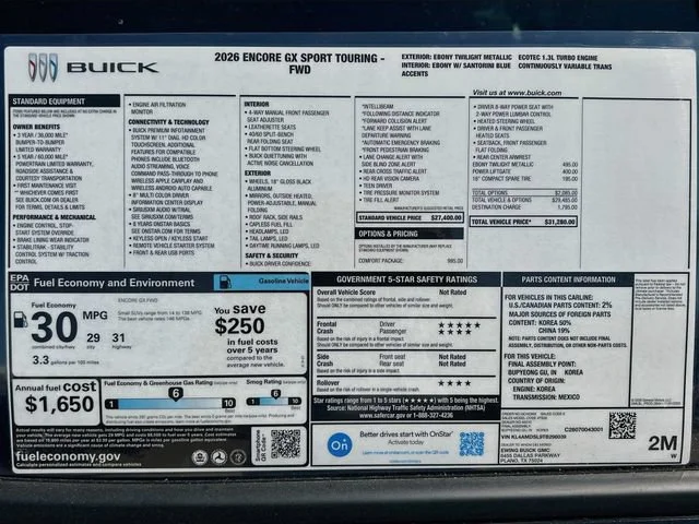 2026 Buick Encore GX Sport Touring - Photo 21