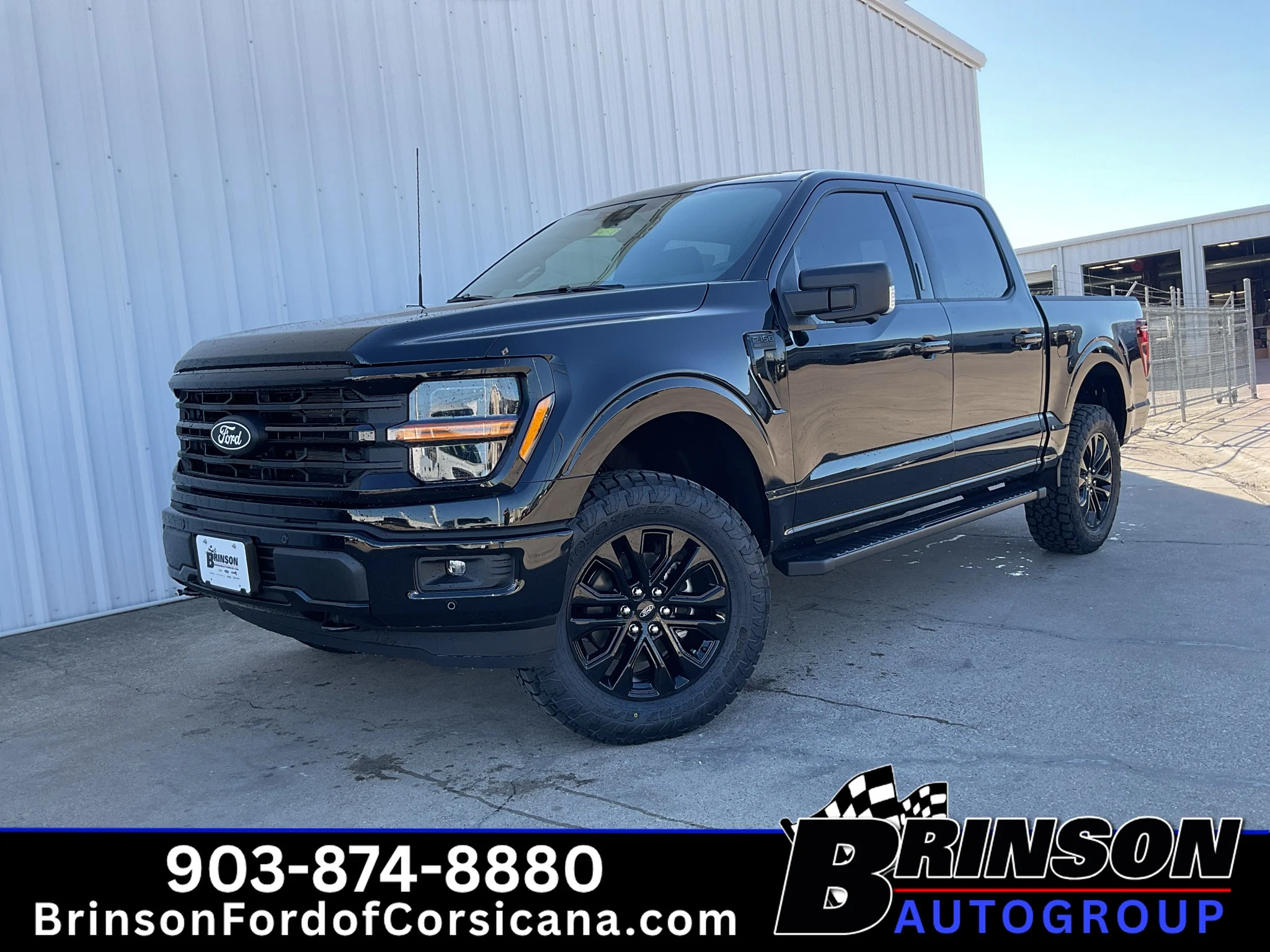 New 2026 Agate Black Metallic Ford XLT image 1