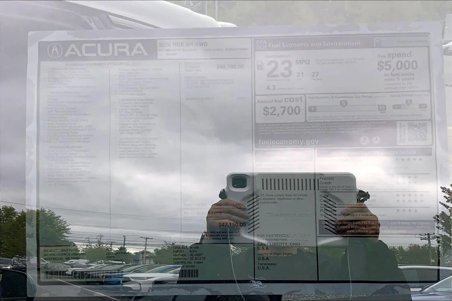 New 2026 Majestic Black Pearl Acura BASE image 19