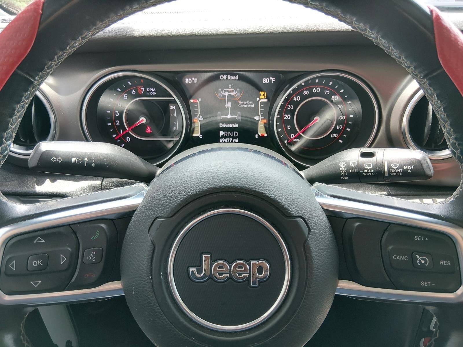 Used 2018 Bright White Clear Coat Jeep Rubicon image 19