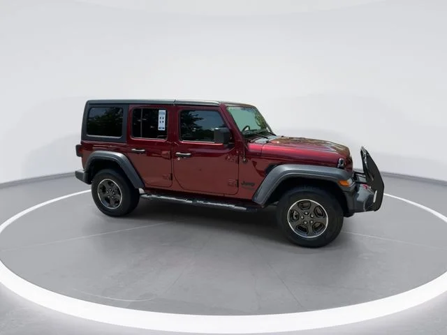 Used 2021 Red Jeep Unlimited Sport S image 9