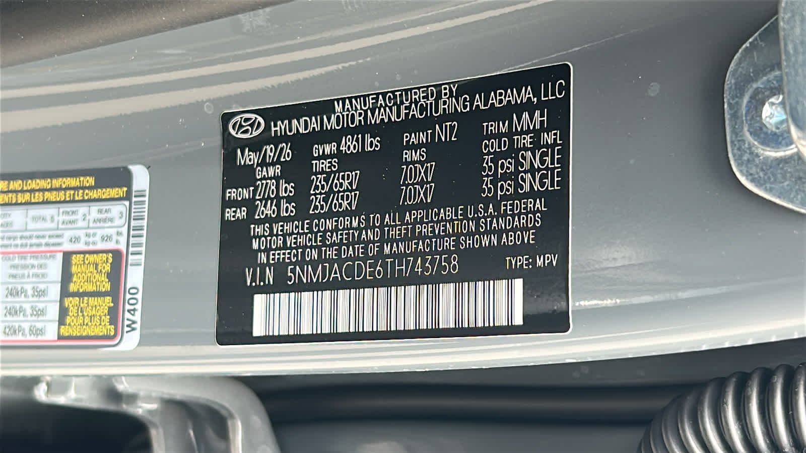 New 2026 Hampton Gray Hyundai SE AWD image 30