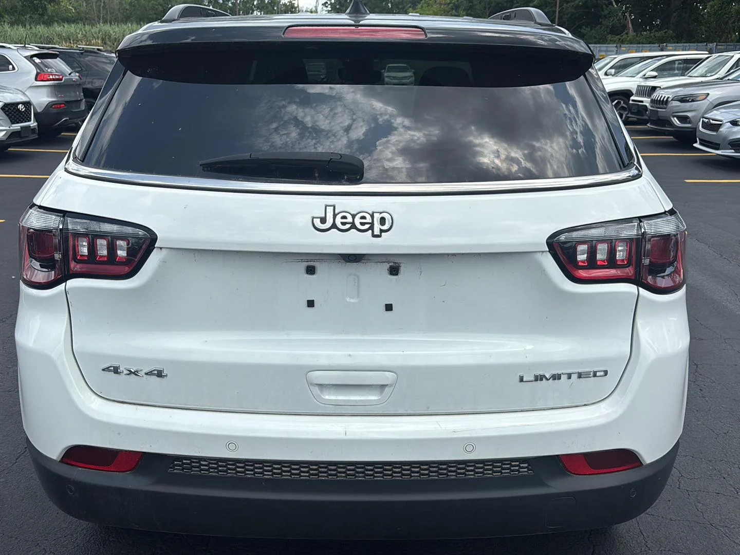 Used 2024 Bright White Clearcoat Jeep Limited image 5