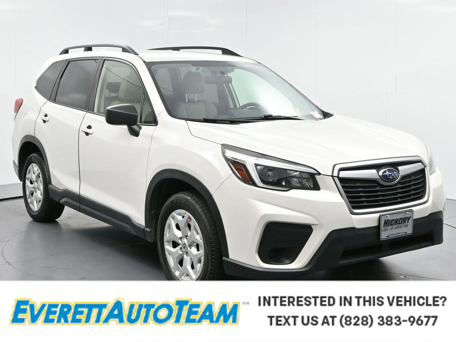 Used 2021 Crystal White Pearl Subaru Base image 1