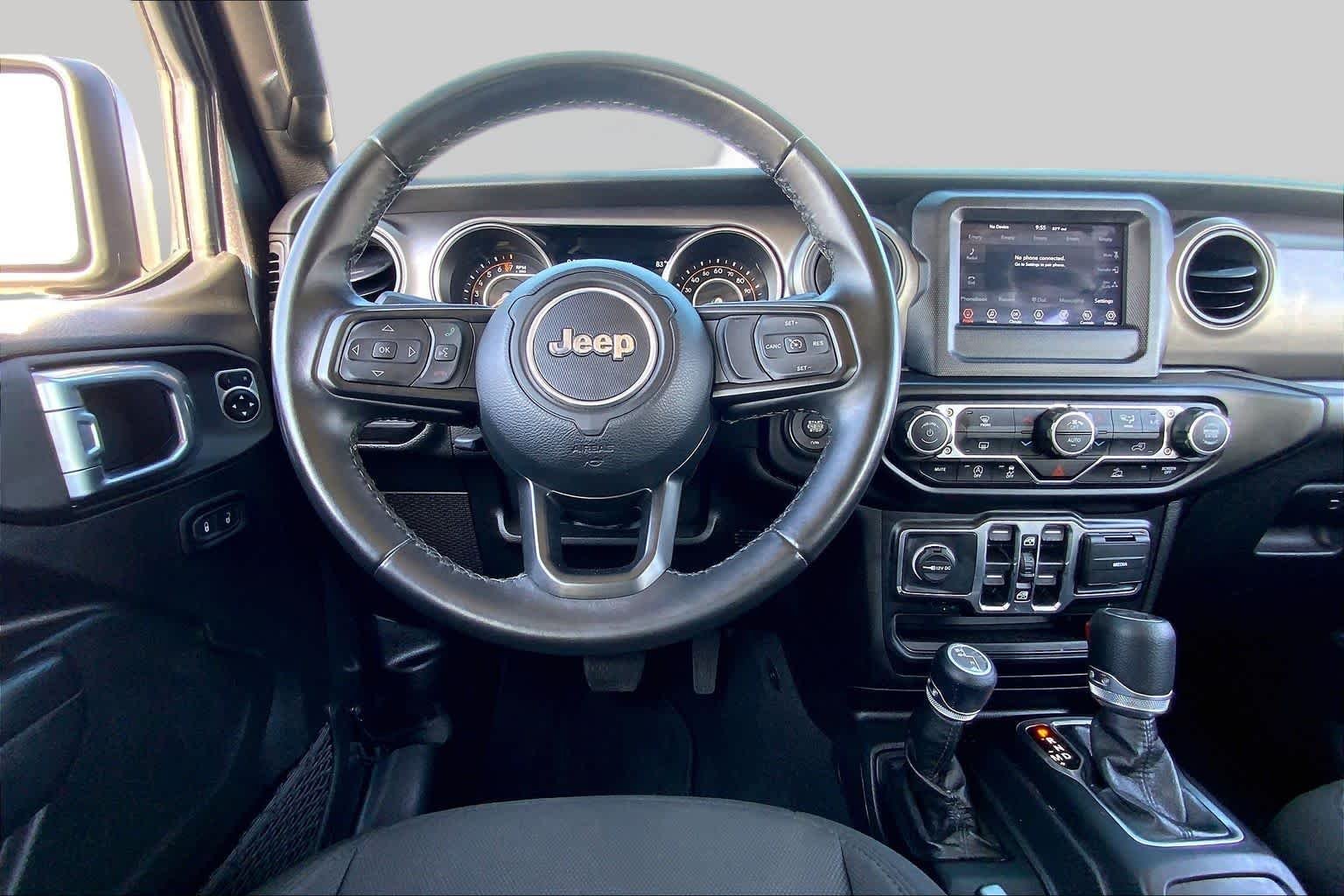 Used 2022 Granite Crystal Metallic Clearcoat Jeep Unlimited Sport S image 6
