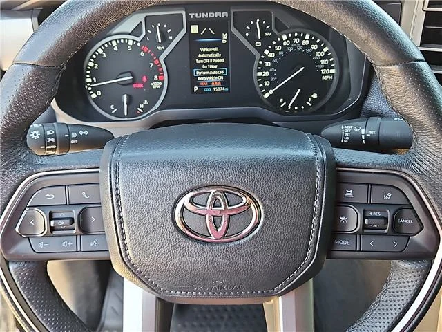 Used 2025 Midnight Black Metallic Toyota SR5 (A10) 4x4 CrewMax 5.5 ft. box 145.7 in. WB image 13