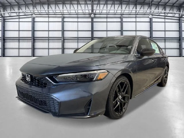 New 2026 Meteorite Gray Metallic Honda FWD Sport image 1