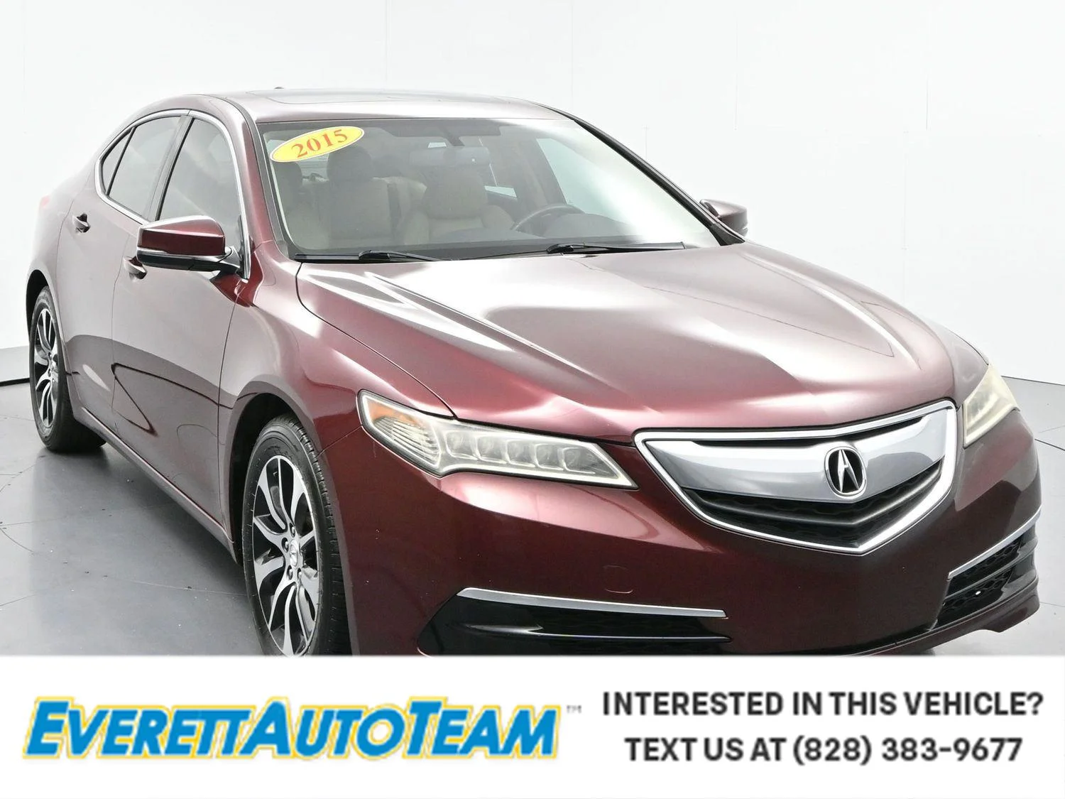 Used 2015 Basque Red Pearl II Acura Base image 1
