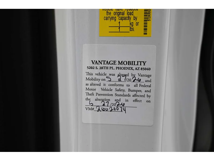 New 2026 WHITE Toyota LE Mobility Handicap Van image 34