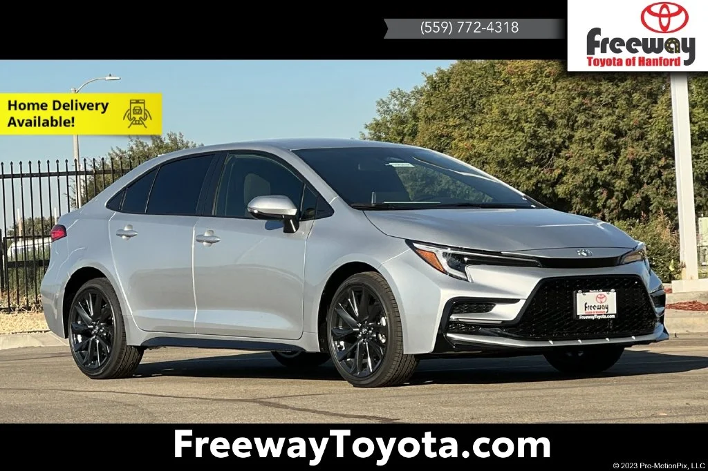 New 2027 Classic Silver Metallic Toyota SE image 1