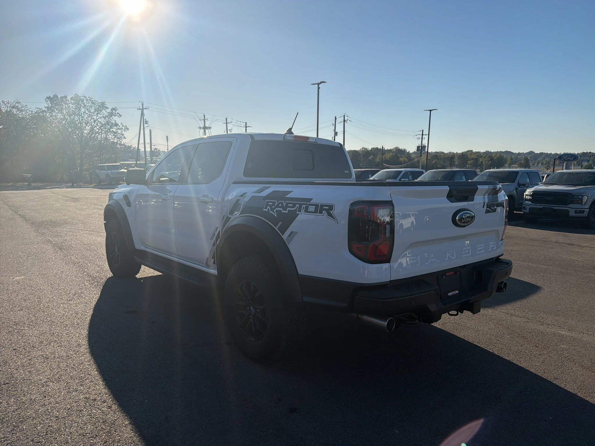 Used 2025 Oxford White Ford Raptor image 3