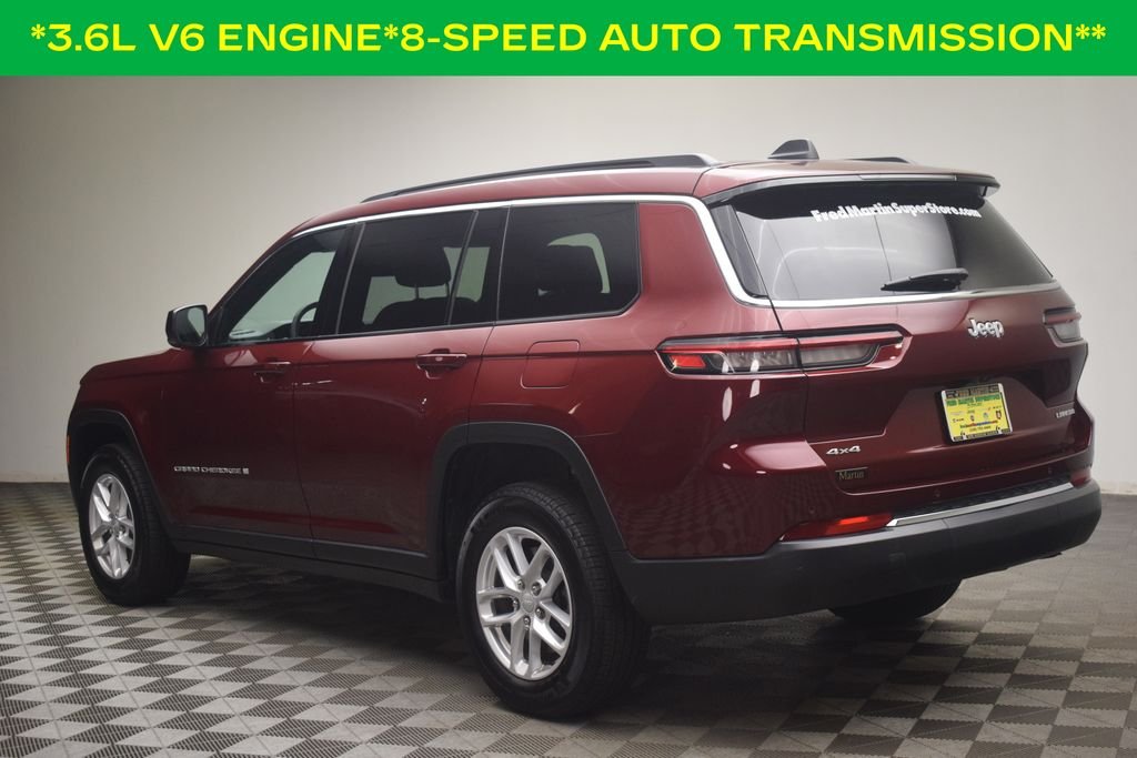 Used 2025 Velvet Red Pearlcoat Jeep Laredo image 6