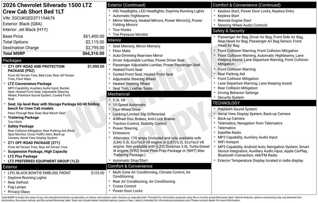 2026 Chevrolet Silverado 1500 LTZ - Photo 22