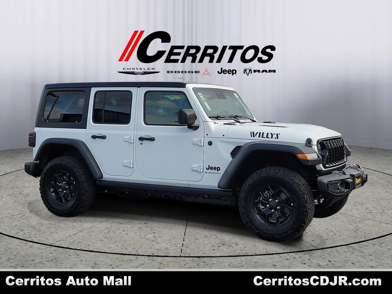 New 2026 White Jeep Willys image 1